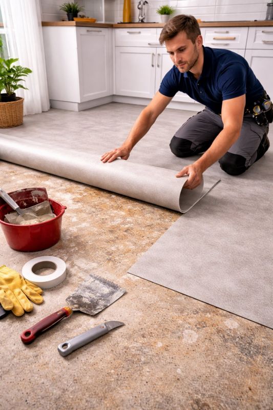 Linoleum Floor Installation in Edgewater, FL