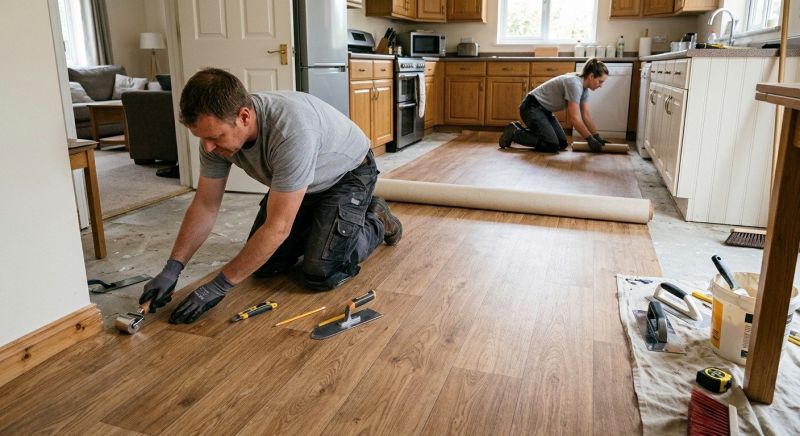 Linoleum Floor Installation in Port Orange, FL