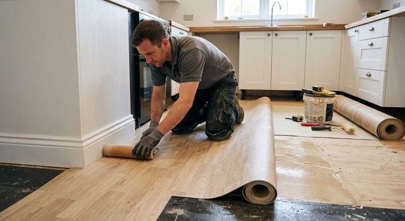 Sheet Linoleum Installation in Edgewater, FL